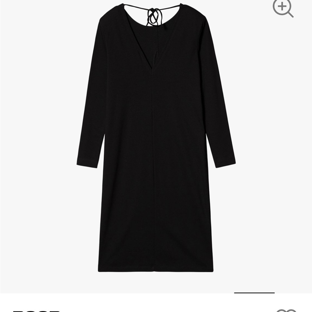 NWT Boob design maternity nursing grace dress organic cotton black small